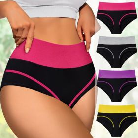 4 Pack Classic Women Tight Panties Bikini Panty Women's Mid-High Waist Briefs Knickers