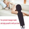 Cordless Handheld Powerful Vibrating Massager Wand Full Body Therapy Motor(Must Provide A Hazardous Materials Shipping Label For Self-pickup By USPS)