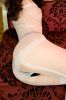Blancho SE-114-WHITE Ferminine Embossed Dots Sheer Body Stocking Stylish - White - Medium