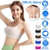 Fresh Fab Finds Women Cross Back Sports Bra, Open Back, Thin Straps, Low Impact