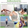 Fresh Fab Finds 3Packs Women Cross Back Sport Bras Padded Strappy Medium Support Bras Sexy Fitness Tank Tops with Removable Pads for Gym Yoga Workout