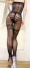 Blancho SE-123 Seductive Black Sheer Lace Cami Body Stocking Stylish - Black - Medium